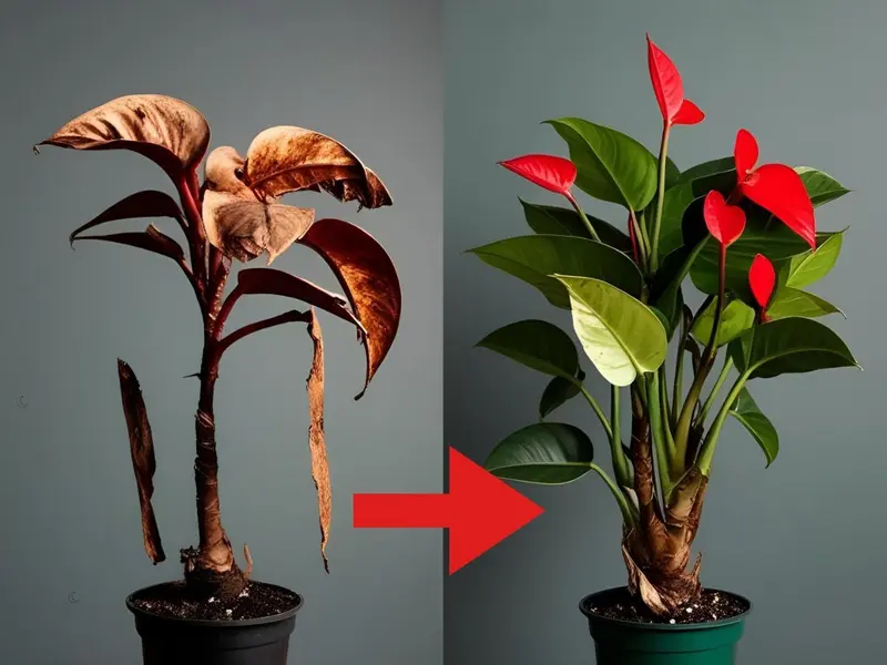 Ako oživiť choré anthurium: 3 spoľahlivé triky, vďaka ktorým kvitne váš „horiaci kvet“ s farbami a listami.