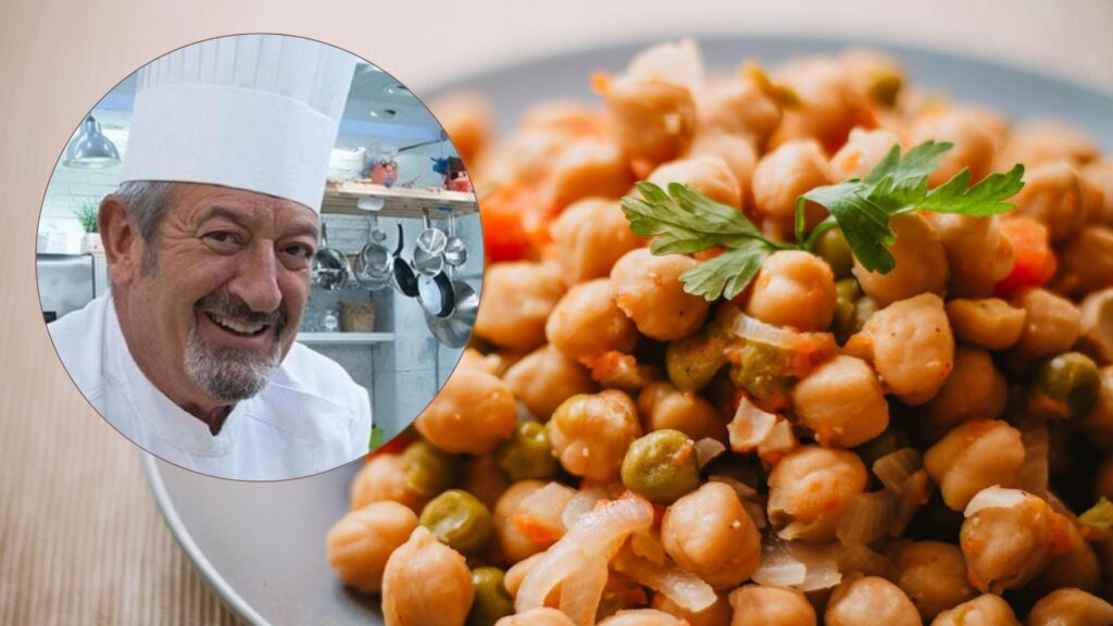 Trik Karlos Arguiñano, ktorý zjemňuje cícer rýchlo a že sú perfektné